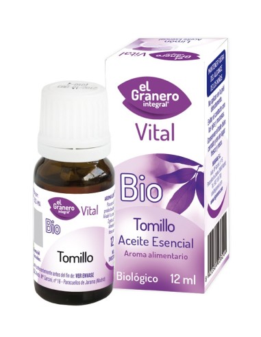 Aceite Esencial De Tomillo Bio, 12Ml de El Granero Integral