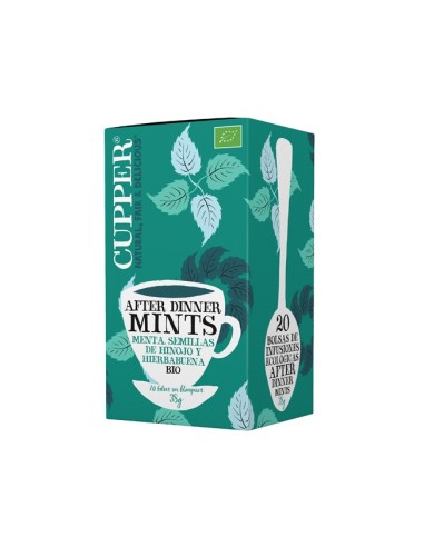 After Dinner Mint Infusion 20  Bolsitas. Bio Cupper