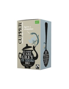 Te Negro Earl Grey Infusion 20  Bolsitas. Bio Cupper
