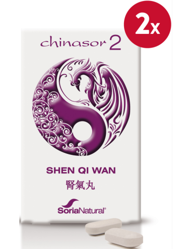 Pack de 2 ud Chinasor 2 Shen Qi Wan 30 Comprimidos de Soria Natural