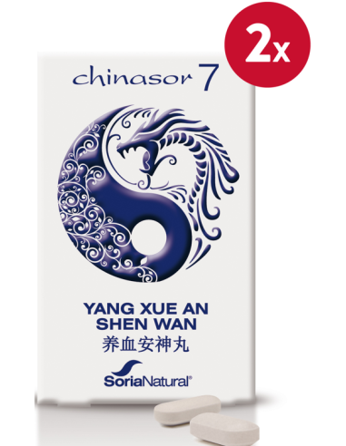 Pack de 2 ud Chinasor 7 Yang Xue An Shen Wan 30 Comprimidos