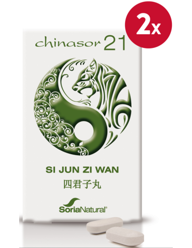 Pack de 2 ud Chinasor 21 Si Jun Zi Wan 30 Comprimidos de Sor