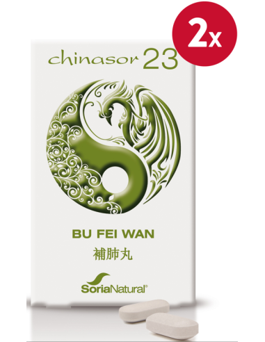 Pack de 2 ud Chinasor 23 Bu Fei Wan 30 Comprimidos de Soria Natural