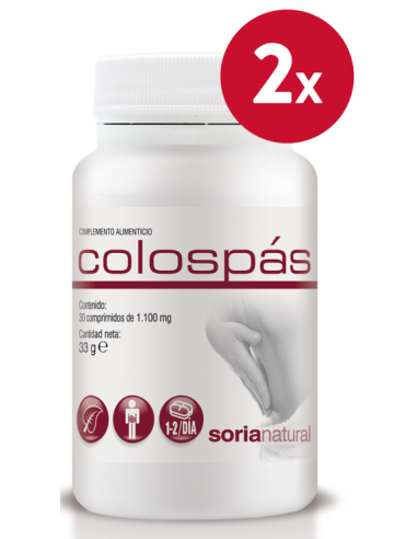 Pack de 2 ud Colospas Digestion 30 Comprimidos de Soria Natural