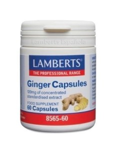 Pack de 2ud Ginger 12000Mg. Jengibre 60Cap. de Lamberts