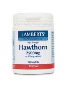 Pack de 2ud Espino Blanco 2500Mg. 60 Comprimidos de Lamberts