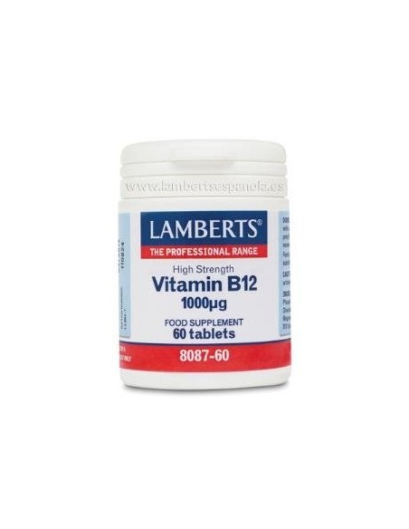 Pack de 2ud Vitamina B12 1.000 Mcg. 60  Comprimidos de Lambe
