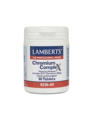 Pack de 2ud Cromo Complex 60 Comprimidos de Lamberts
