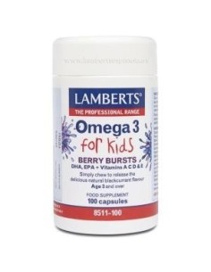 Pack de 2ud Omega 3 For Kids 100Cap. de Lamberts