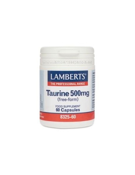 Pack de 2ud Taurina 500 Mg. 60 Cap. de Lamberts