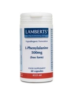 Pack de 2ud L-Fenilalanina 500 Mg. 60 Cap. de Lamberts