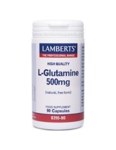 Pack de 2ud L-Glutamina 500 Mg. 90 Cap. de Lamberts