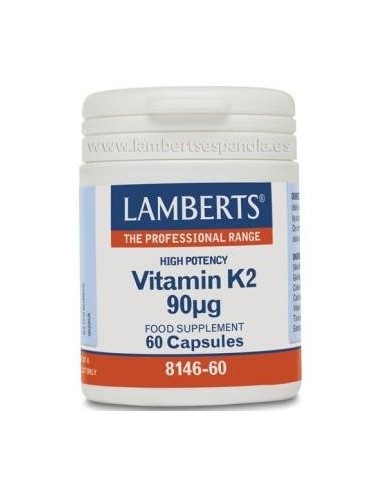 Pack de 2ud Vitamina K2 90µg 60Cap. de Lamberts