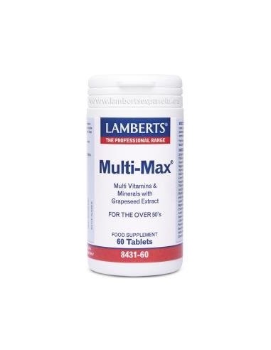 Pack de 2ud Multi-Max (Vit+Min+Amin) (1Al Dia) 60 Comprimido