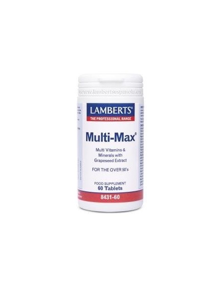 Pack de 2ud Multi-Max (Vit+Min+Amin) (1Al Dia) 60 Comprimido