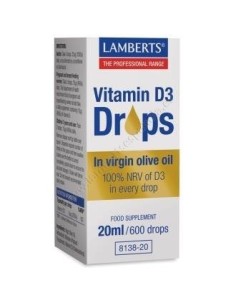 Pack de 2ud Vitamina D3 Gotas 20Ml. de Lamberts