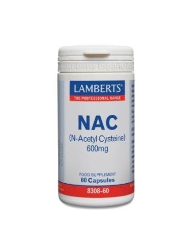 Pack de 2ud Nac (N Acetil Cisteina) 600Mg. 60Cap. de Lambert