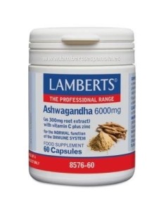 Pack de 2ud Ashwagandha 6000Mg. 60Cap. de Lamberts