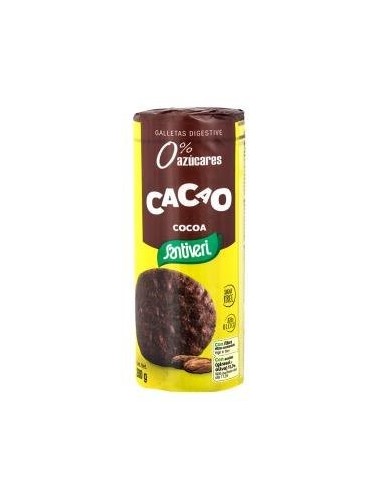 Galletas Digestive Cacao 0% Azucares 200 Gramos Santiveri