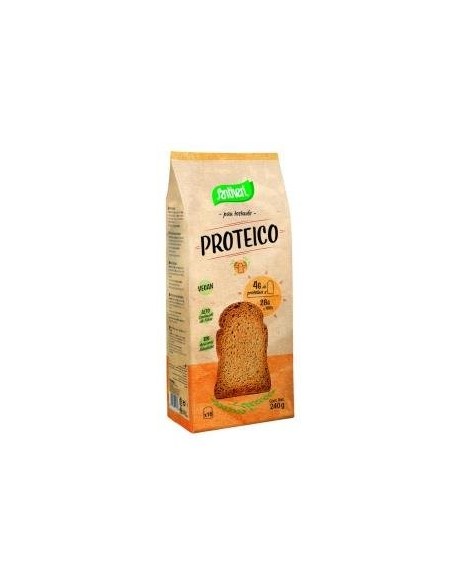 Pan Tostado Proteico 240 Gramos Vegan Santiveri