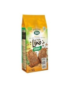 Pan Grille Con Semillas Lino Integral 240 Gramos Bio Santiveri