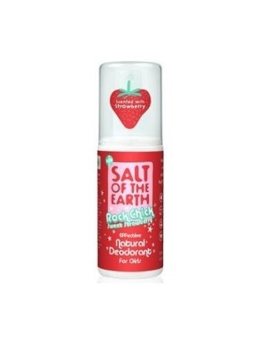 Desodorante Niña Fresas Dulces Spray 100 Ml de Salt Of The Earth