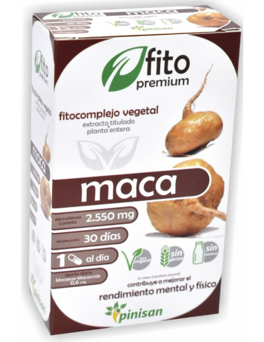 Fito Premium Maca, 30 Caps. de Pinisan