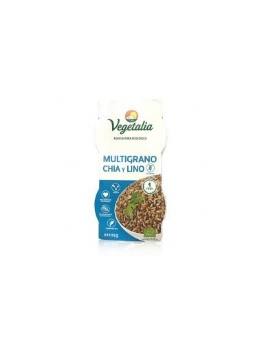 Vasito Multigrano De Chia Y Lino  2Udsx125 Gramos Bio Vegetalia