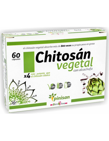 Chitosan Vegetal, 60 Caps de Pinisan