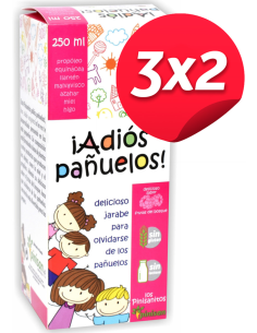 Pack 3x2 Adios Pañuelos Pinisanitos Jarabe 250Ml. de Pinisan