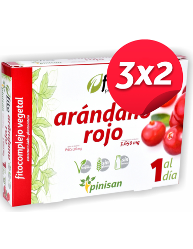 Pack 3x2 Fito Premium Arandano Rojo 30Cap. de Pinisan