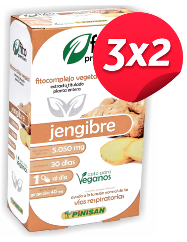 Pack 3x2 Fito Premium Jengibre 30Cap. de Pinisan