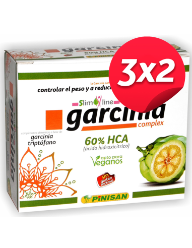 Pack 3x2 Garcinia Complex 60Cap. de Pinisan