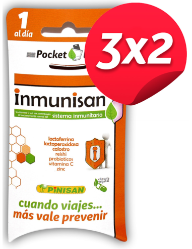 Pack 3x2 Inmunisan 10Cap. de Pinisan