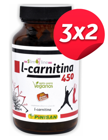 Pack 3x2 L-Carnitina 450 100Cap. de Pinisan