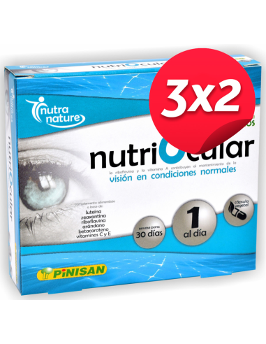 Pack 3x2 Nutriocular 30Cap. de Pinisan