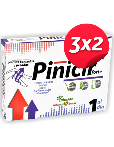 Pack 3x2 Pinicir Forte 30Cap. de Pinisan