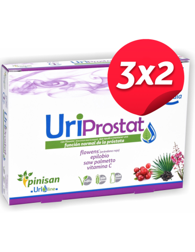Pack 3x2 Uriprostat 30Cap. de Pinisan