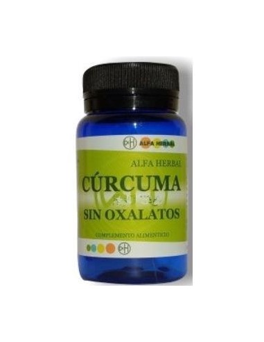 Curcuma Sin Oxalatos 350 60 Cápsulas  Alfa Herbal