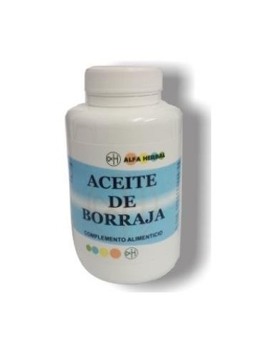 Aceite De Borraja 200 Perlas Alfa Herbal