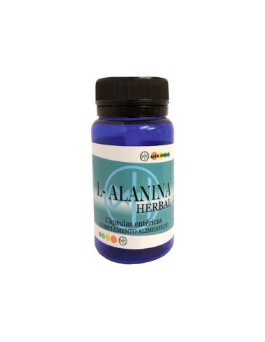 L-Alanina 500 mg 60 capsulas de Alfa Herbal