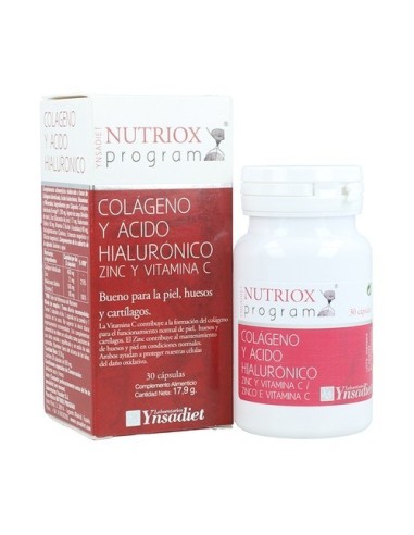 Ac. Hialuronico Y Colageno 30Cap. de Nutriox