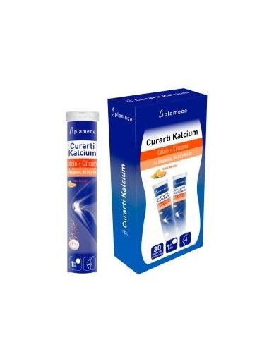 Pack de 2 unidades Curarti Kalcium 30 Comprimidos Eferv. de