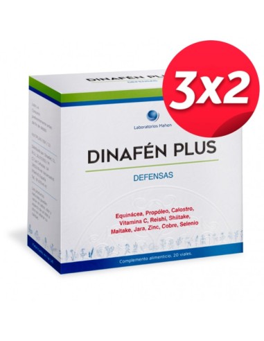 Pack 3 Unidades Dinafen Plus 20Viales de Dinadiet