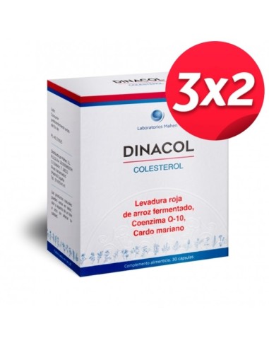 Pack 3x2 Dinacol 30Cap. de Dinadiet