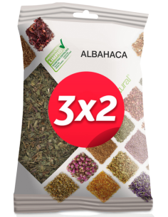 Pack 3X2 Albahaca Bolsa 40Gr. de Soria Natural.