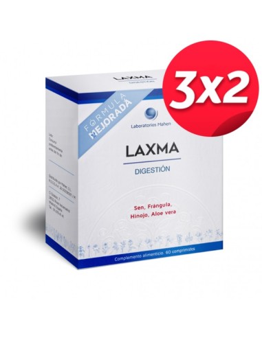 Pack 3x2 Laxma 60 Comprimidos de Mahen
