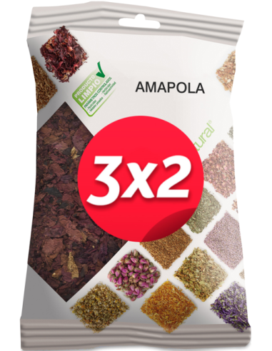 Pack 3X2 Amapola Bolsa 20Gr. de Soria Natural.