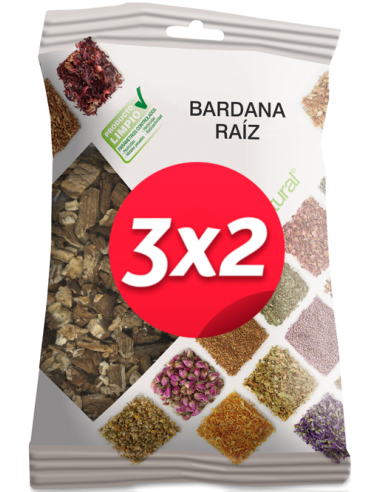 Pack 3X2 Bardana Raiz Bolsa 50Gr. de Soria Natural.