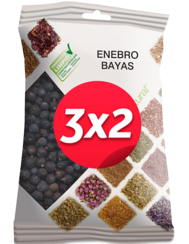 Pack 3X2 Enebro Bayas Bolsa 50Gr. de Soria Natural.